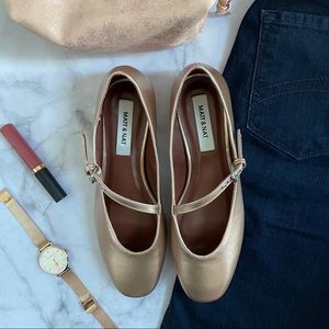 Matt & Nat Rose Gold Anais Mary Jane Flats 6